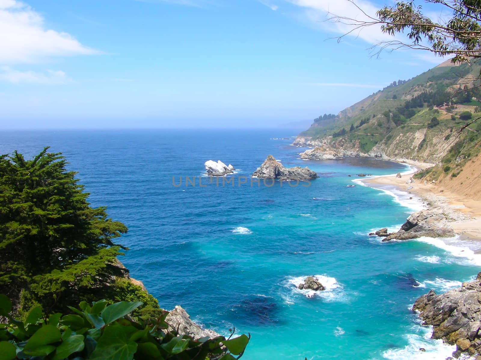 Pacific Coast cliff  by Isaac74