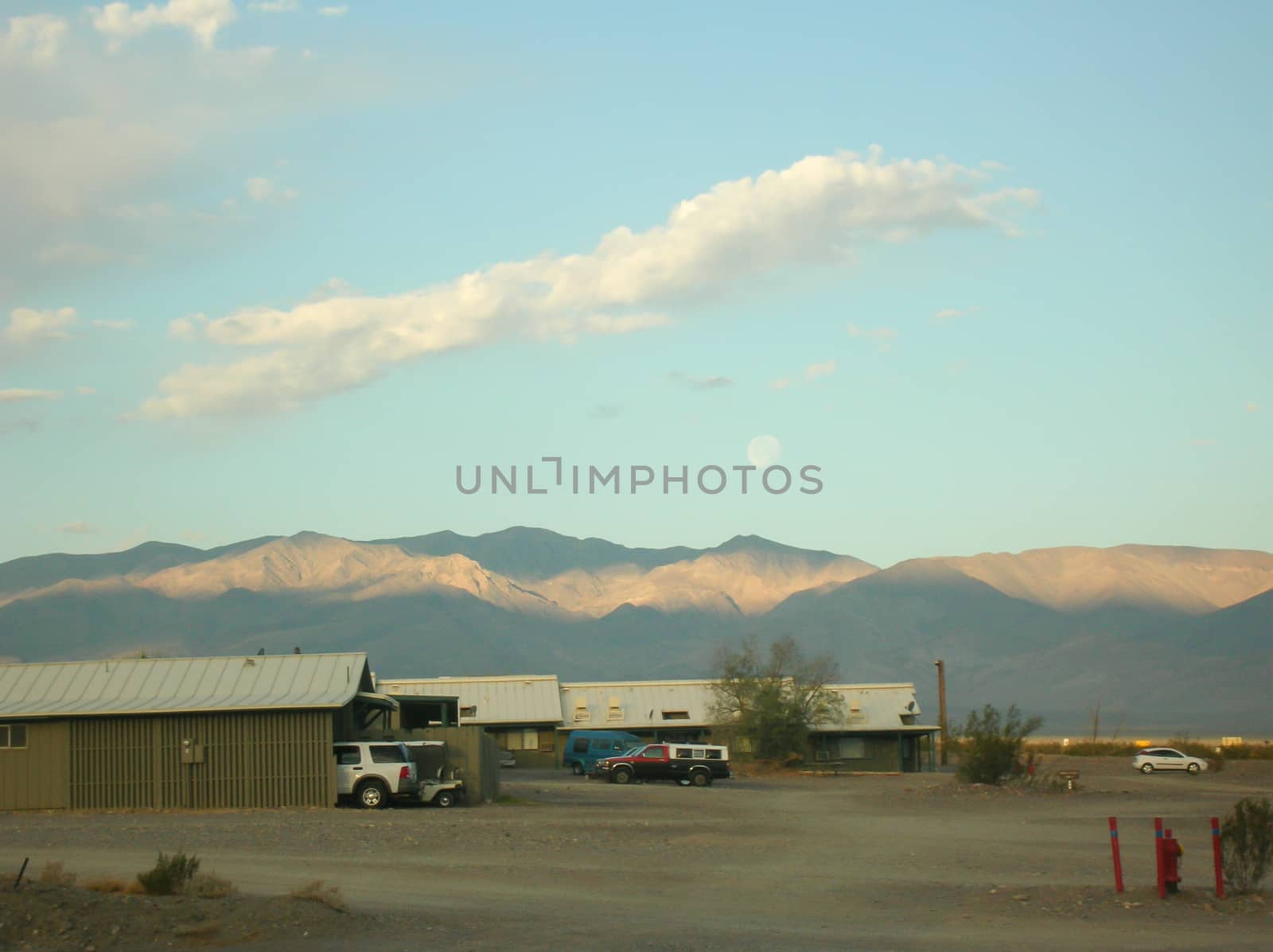 silence at sunrise on the stovepipe village, death valley np