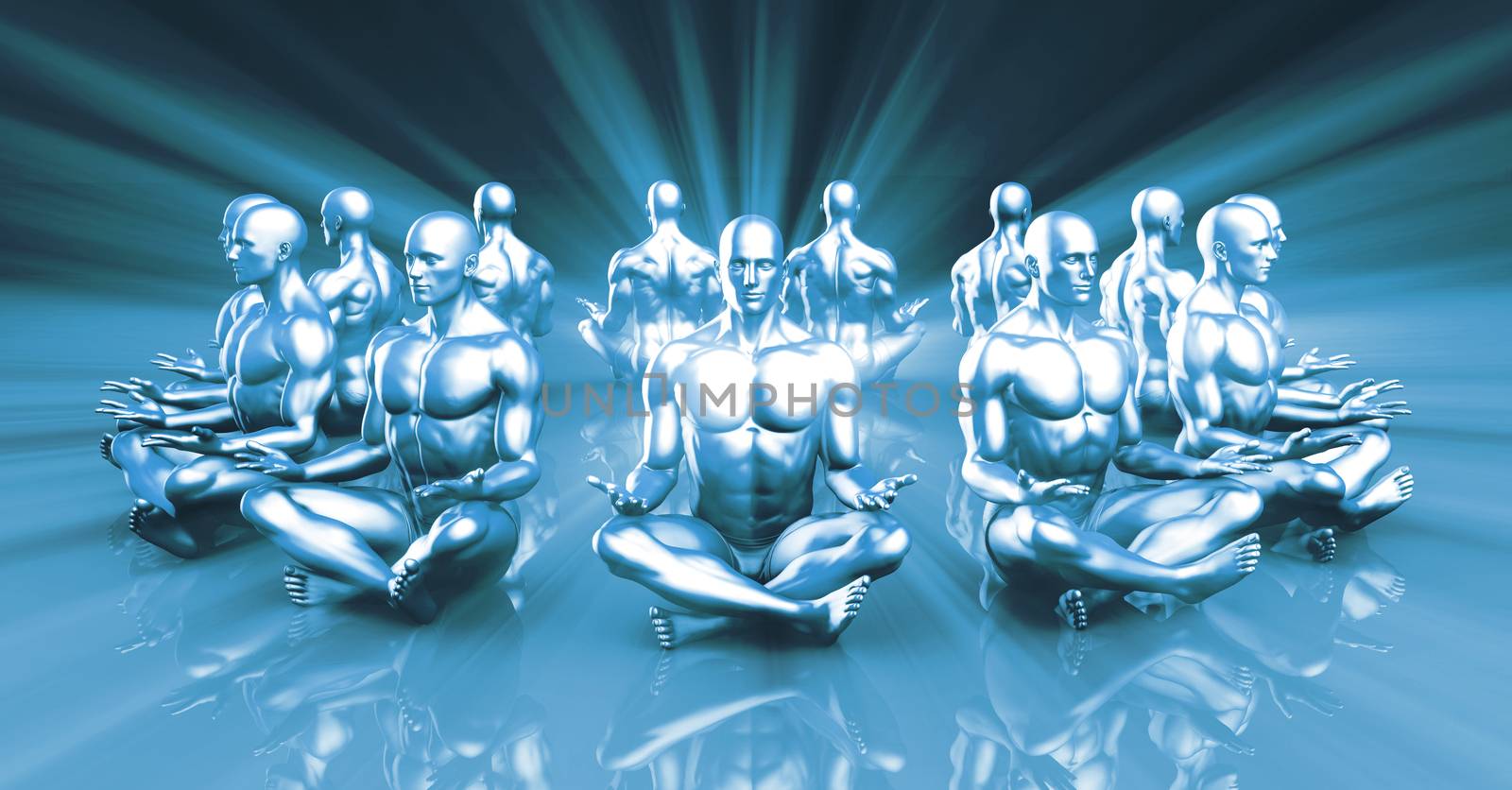 State of Enlightenment in a Yoga Class