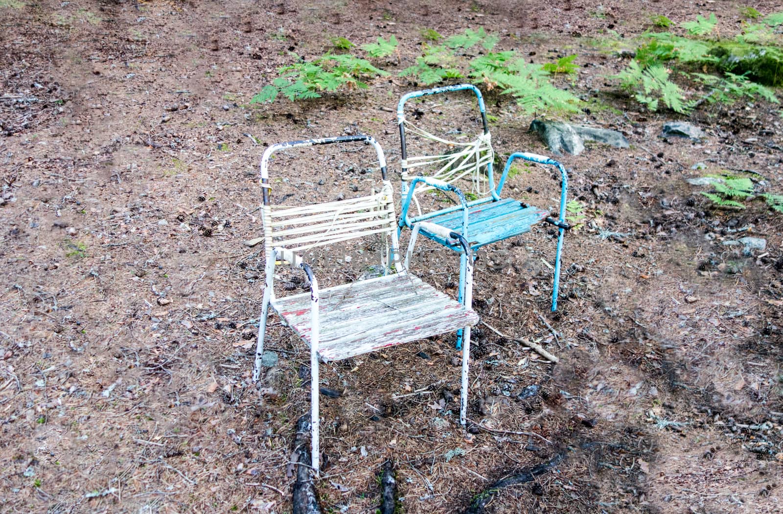 Chairs worn