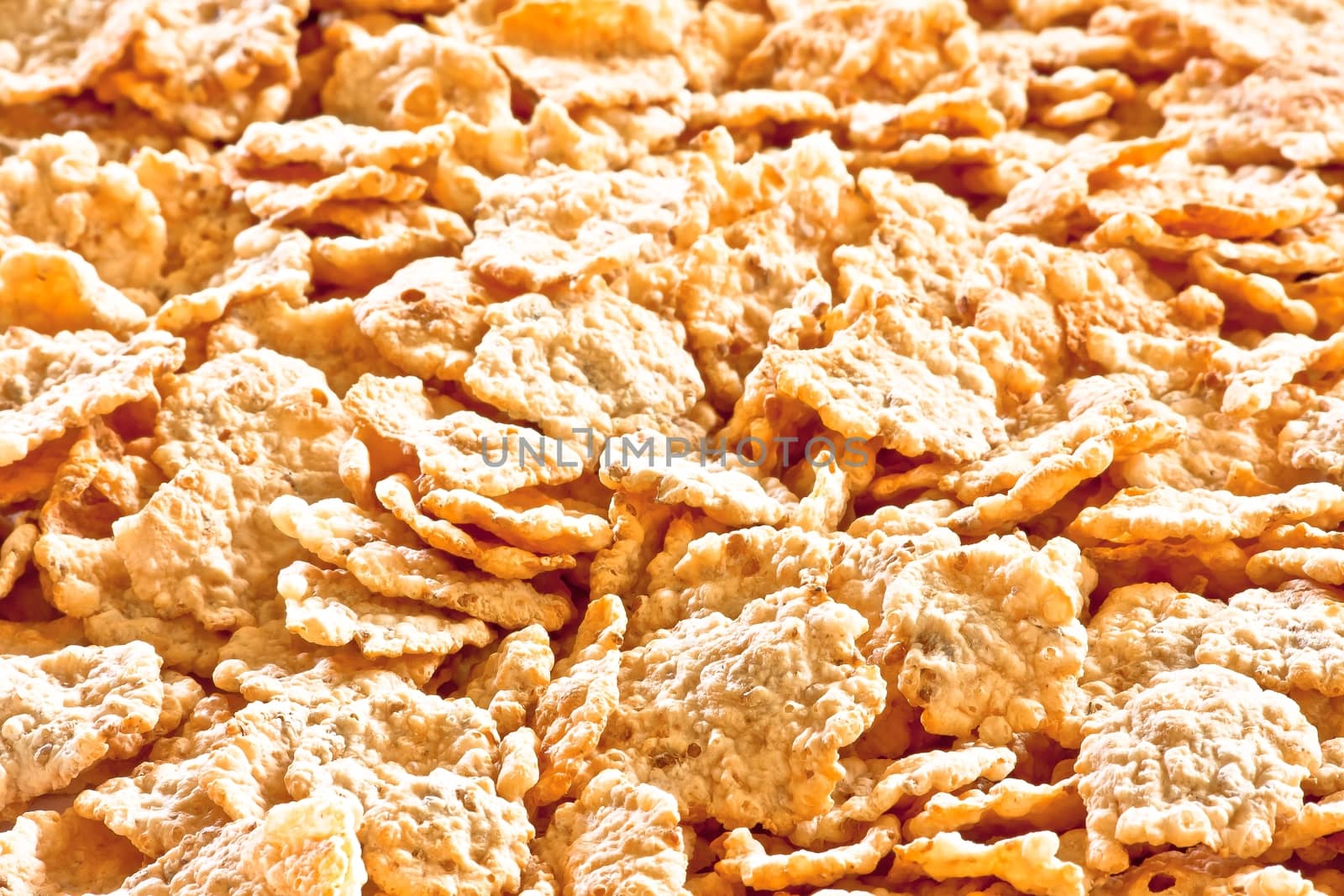 corn flakes background texture