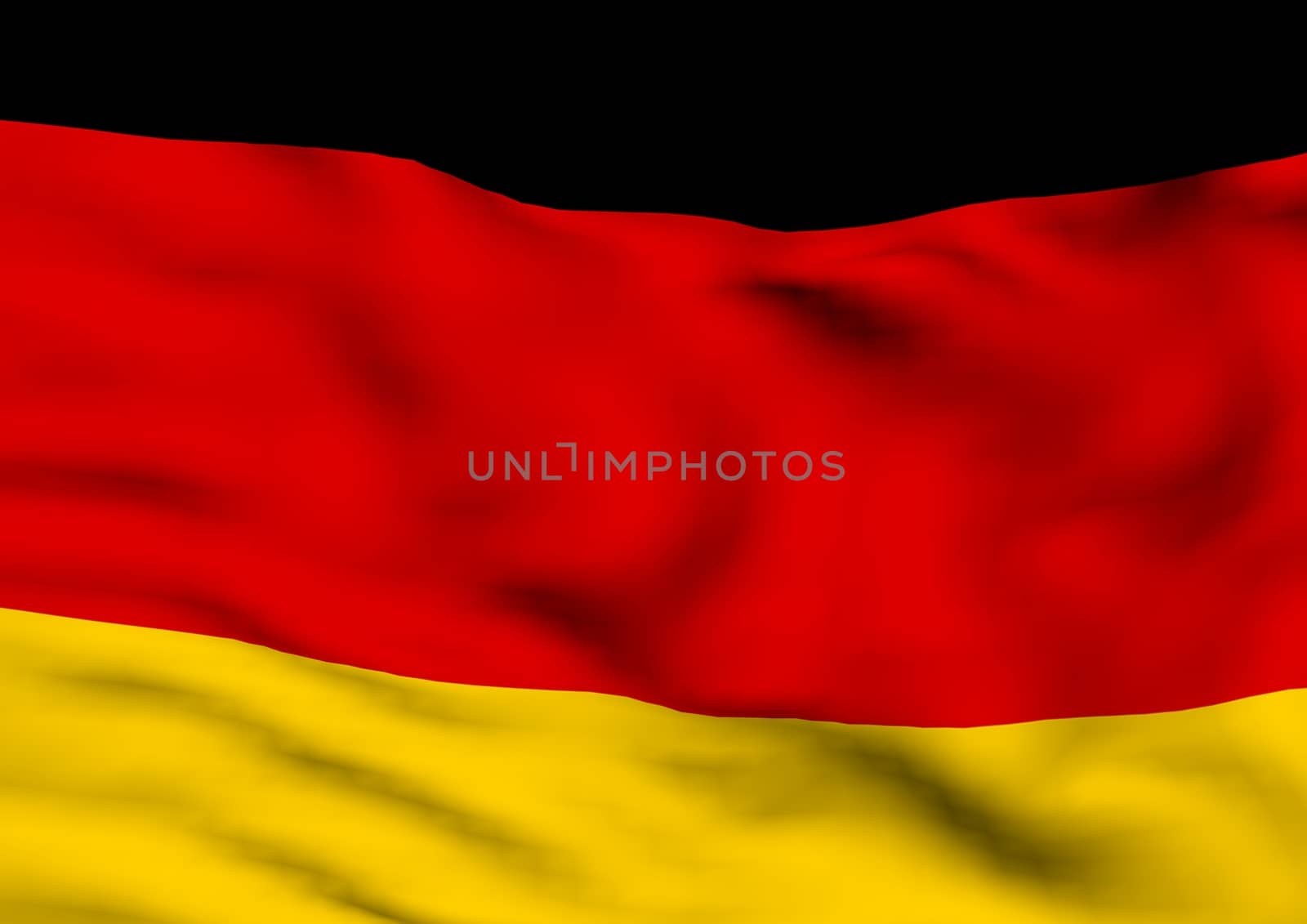 Image of a waving flag of Germany