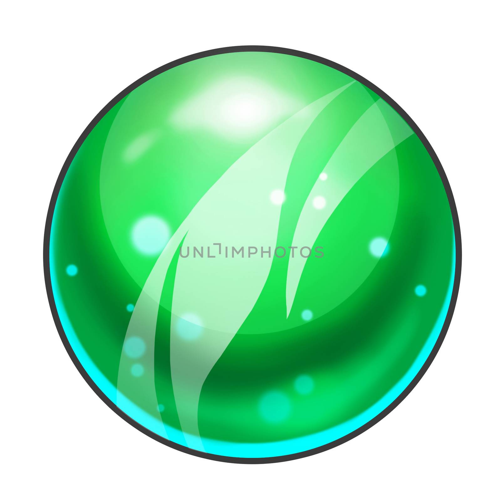 Illustration: Element Design: All Kinds of Marbles with Different Colors. Realistic Cartoon Life Style. Game Asset / UI Design. by NextMars
