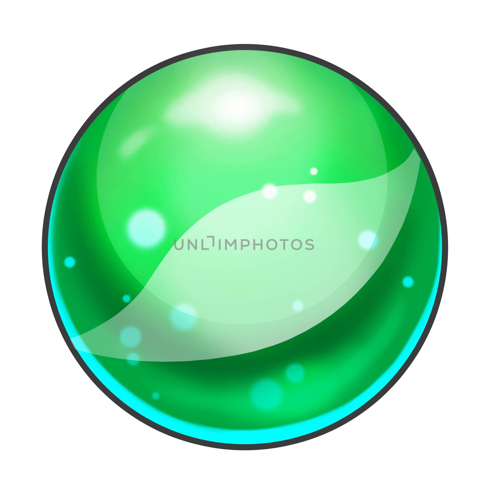 Illustration: Element Design: All Kinds of Marbles with Different Colors. Realistic Cartoon Life Style. Game Asset / UI Design. by NextMars