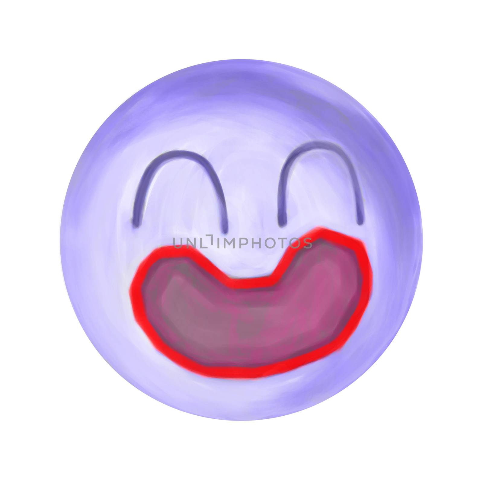 Illustration: The Strange Smiley Emoji Ball. When you are happy, it is happy. When you are sad, it is sad.  Are you really happy now? Element / Character Design - Fantastic / Cartoon Style by NextMars