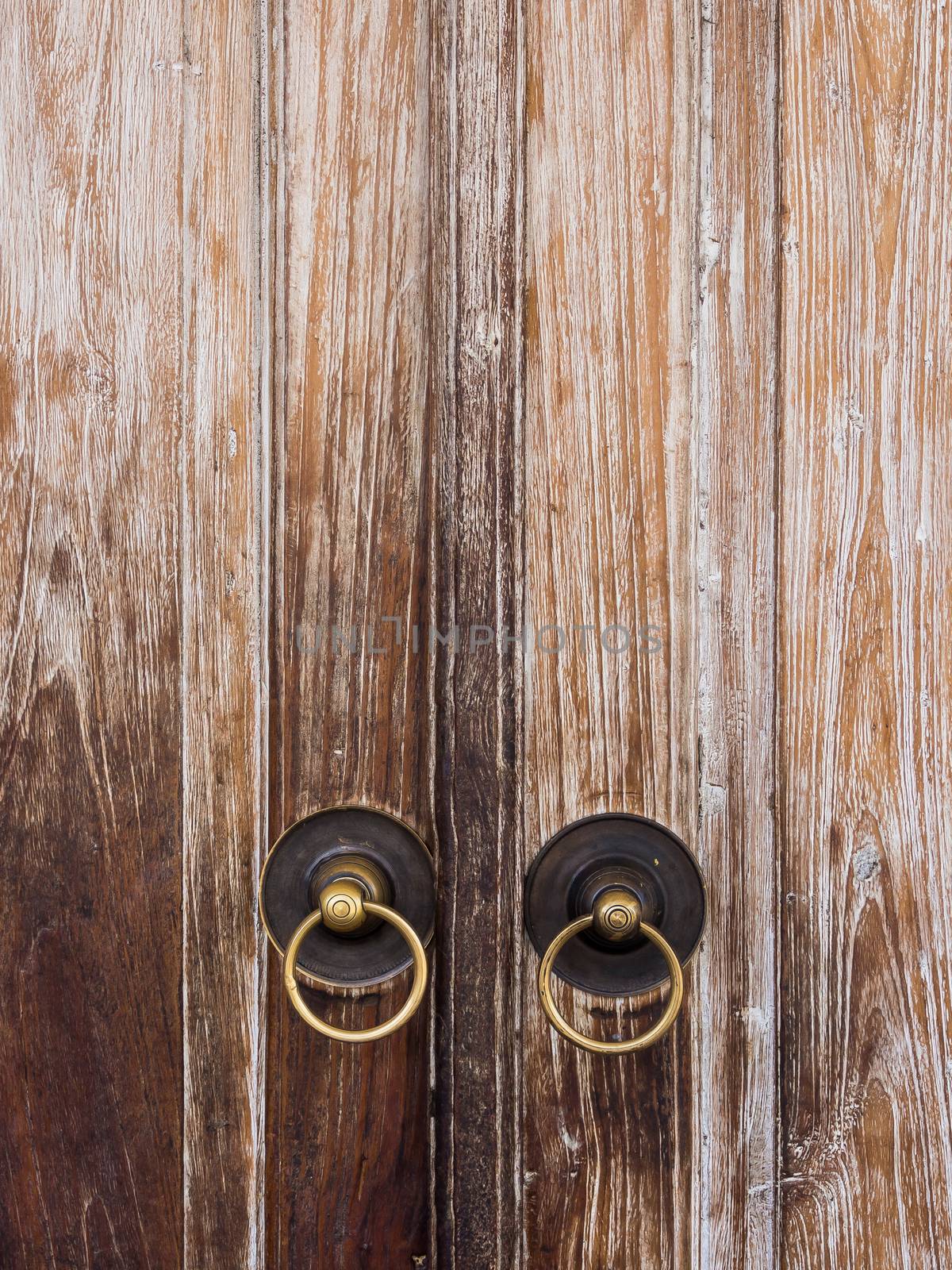 old vintage metal door ring handle knocker by simpleBE