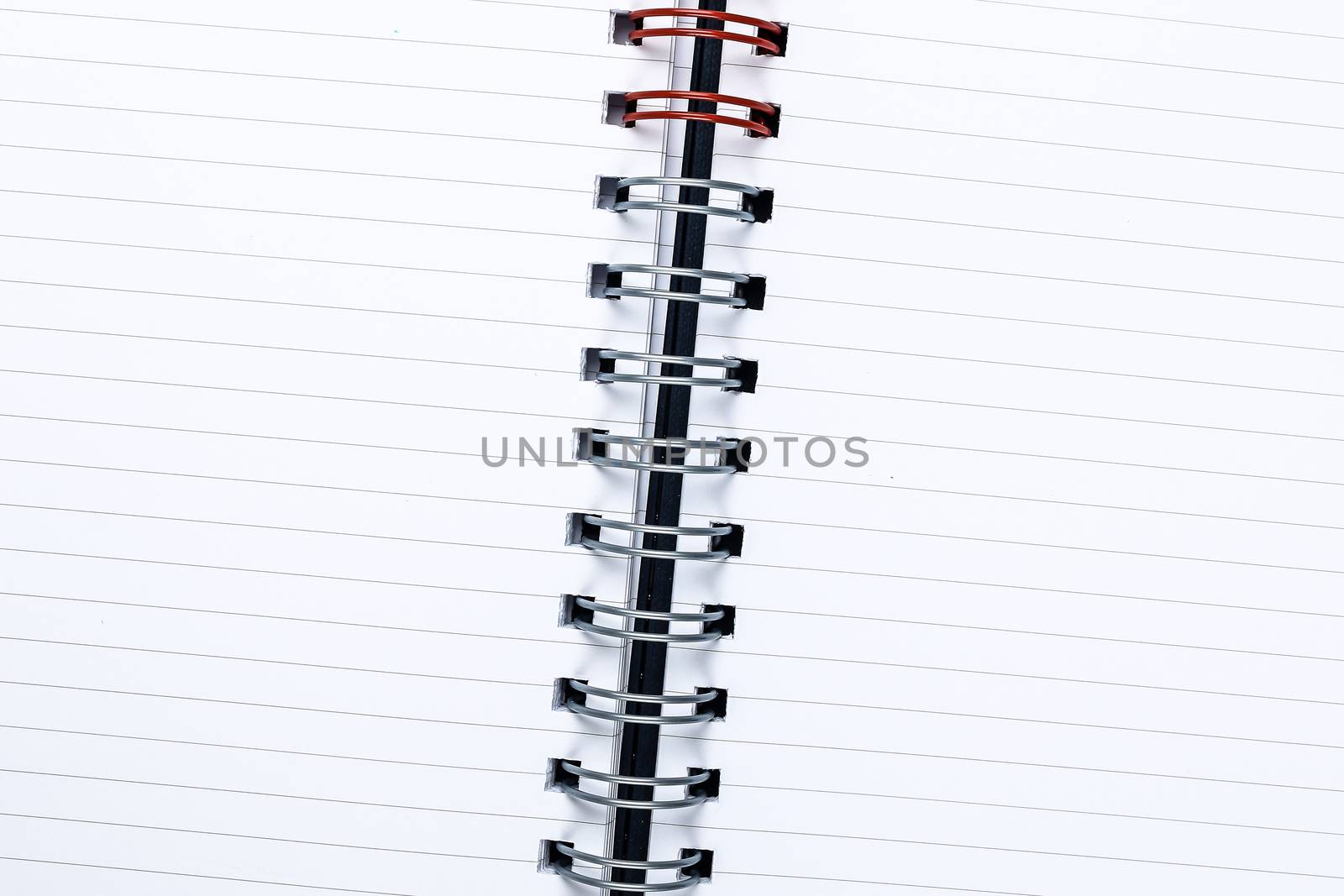empty pages of opened notebook on wooden table, business, education