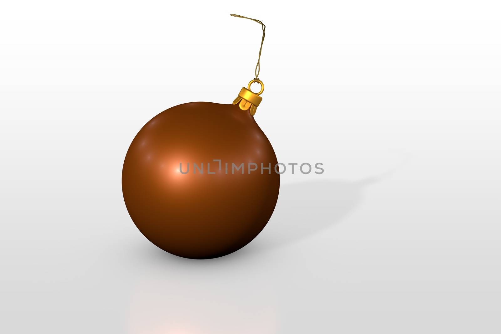 orange christmas ball  by alexx60