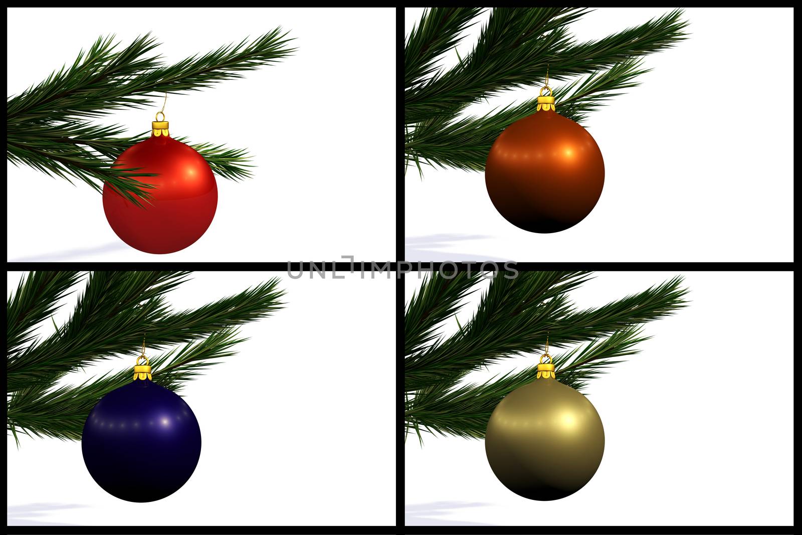 set of Christmas balls by alexx60