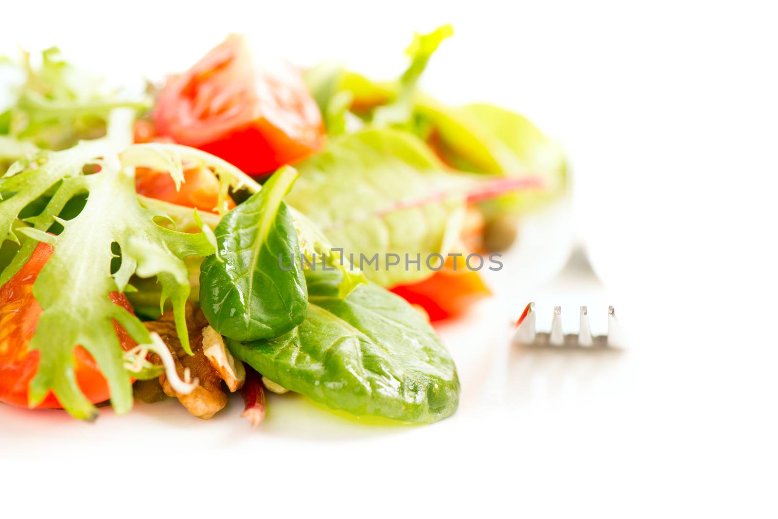 Fresh Salad with tomatoes by Nanisimova