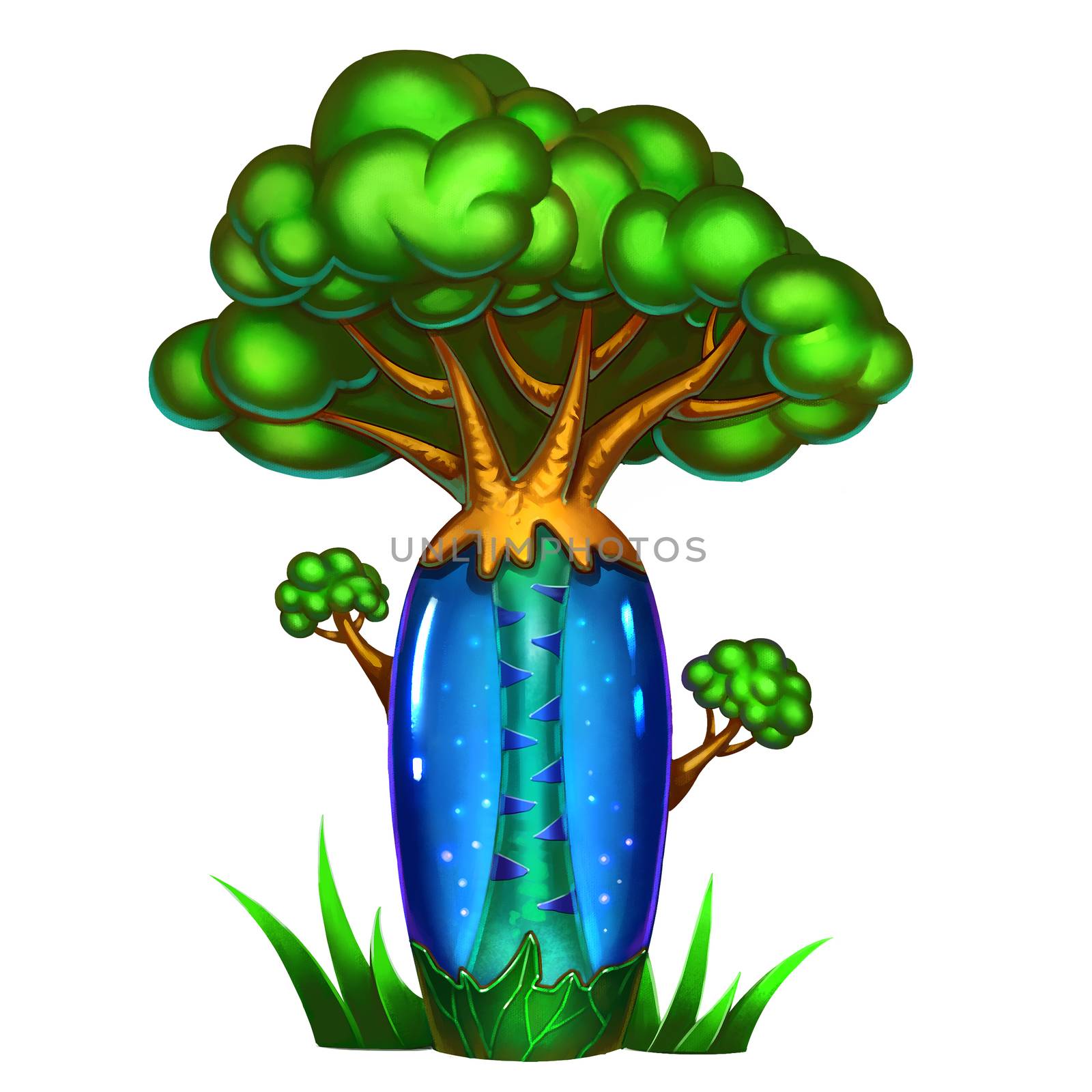 Exotic Plants Set - No.10 - Liquid of Bread Tree - Bright version