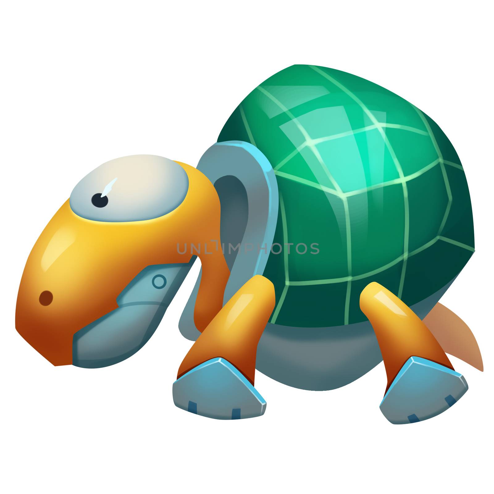 Illustration: Game World Topic - The Idle Turtle - Character Creation - Fantastic Style by NextMars
