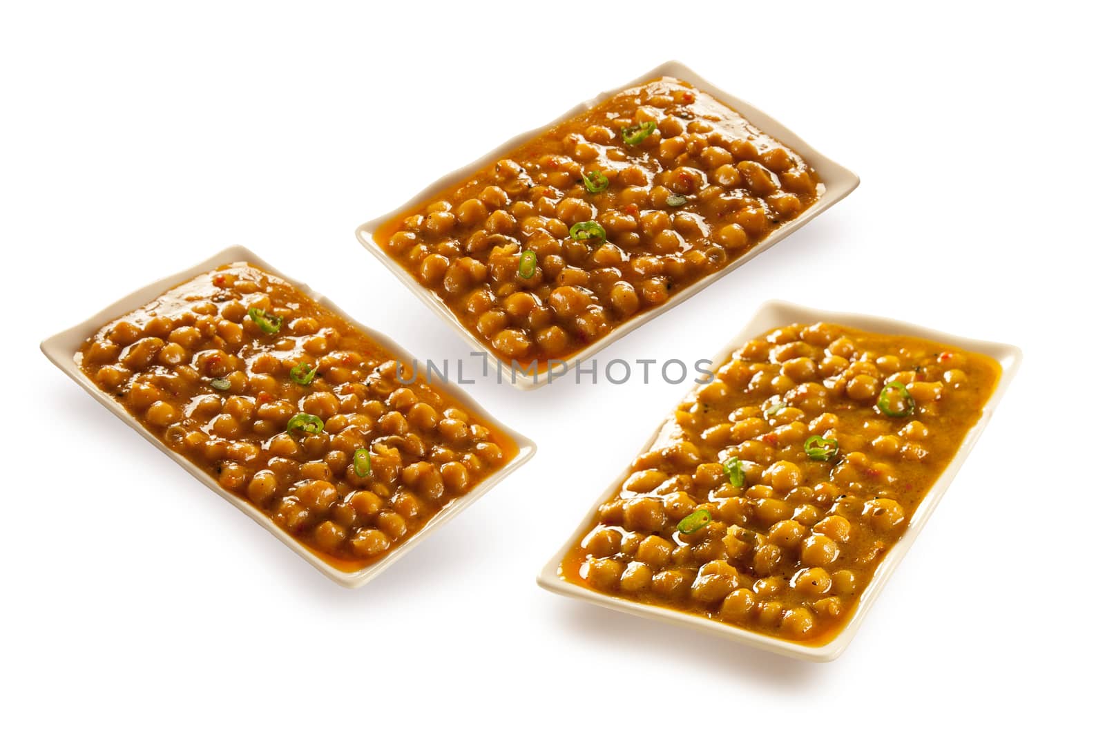 Chickpeas channa cholay indian pakistani dish by haiderazim