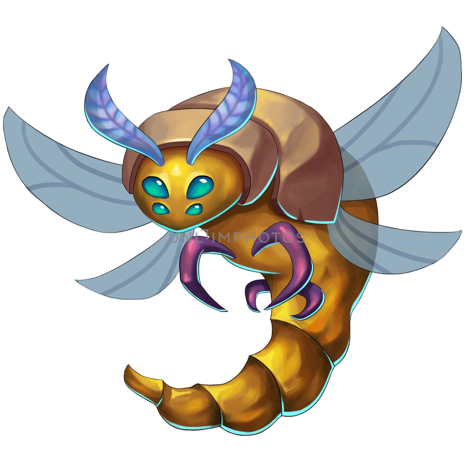 Dragonfly Monster - Creature Design by NextMars