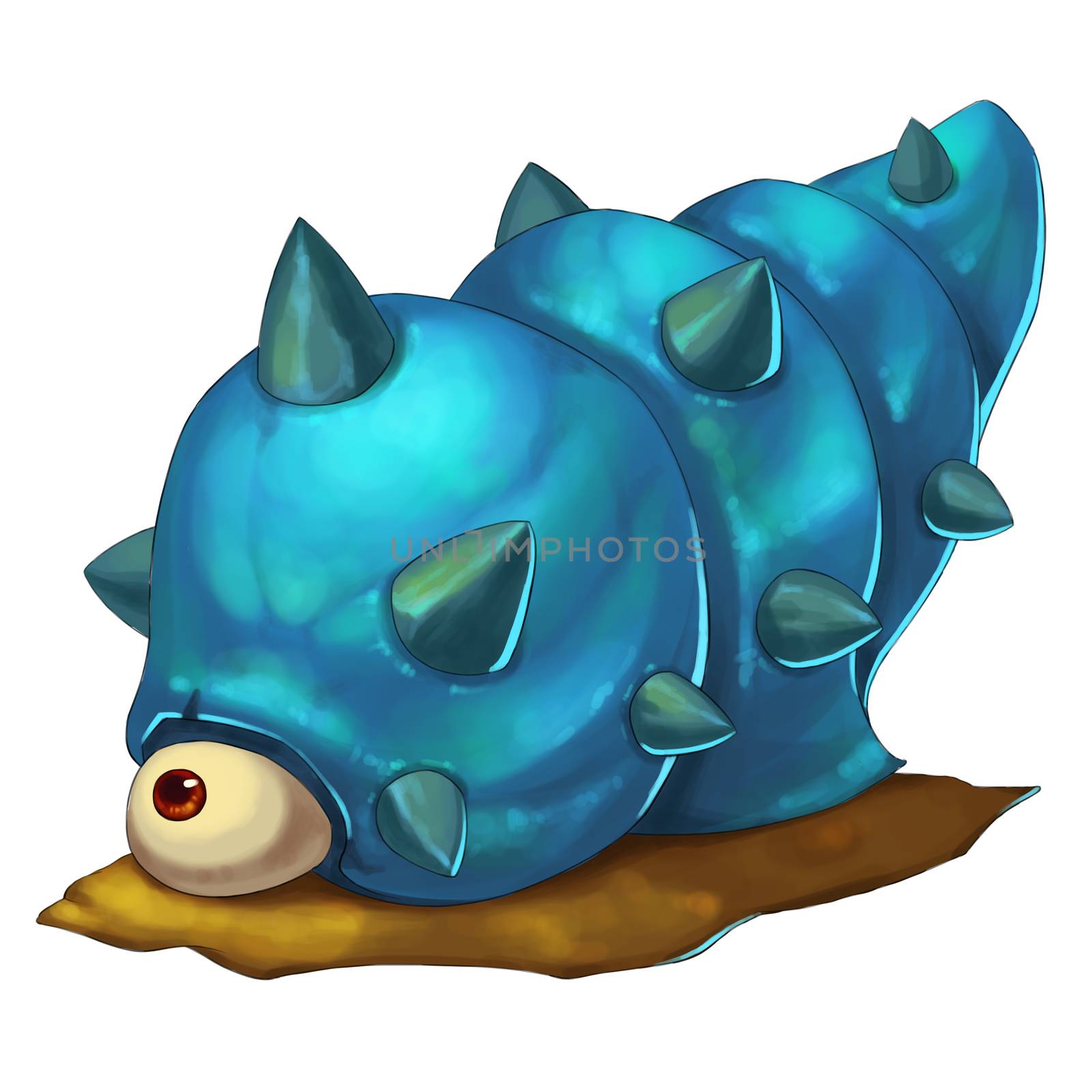 Sea Snail Monster - Creature Design