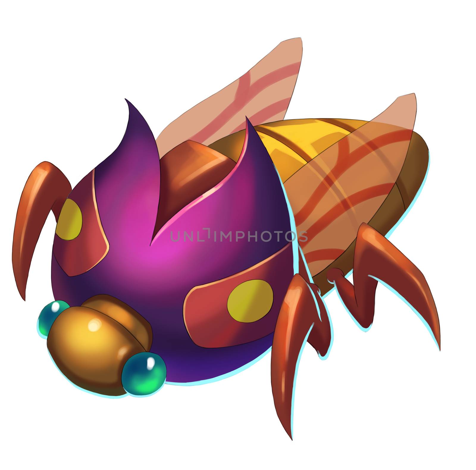 Queen Bee Bug - Creature Design by NextMars