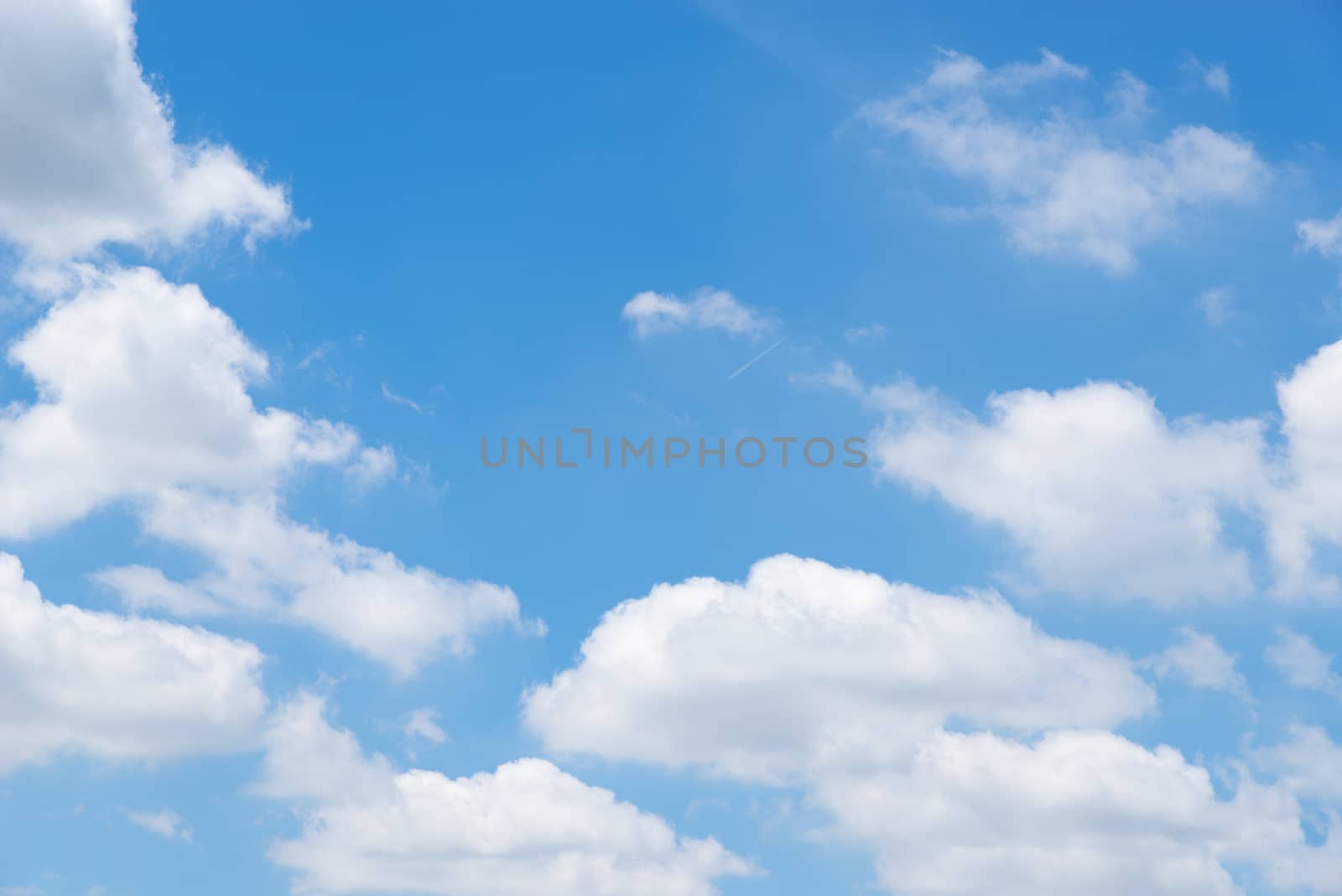  blue sky background with tiny clouds by Soranop01
