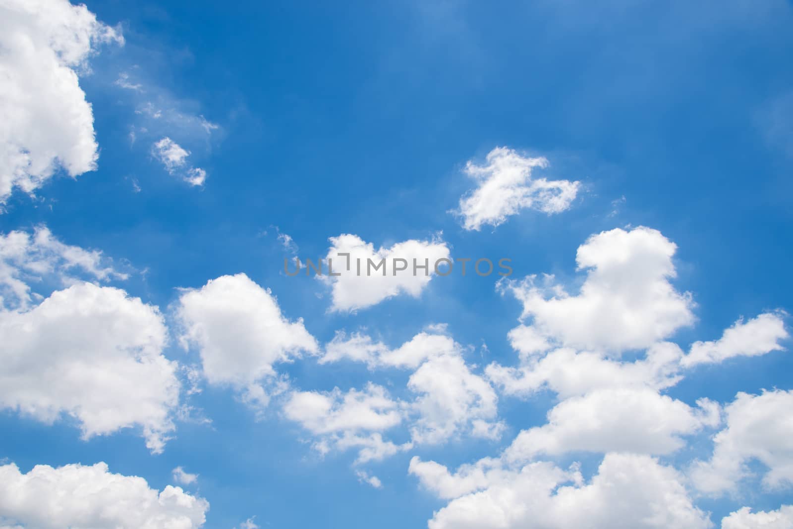  blue sky background with tiny clouds by Soranop01