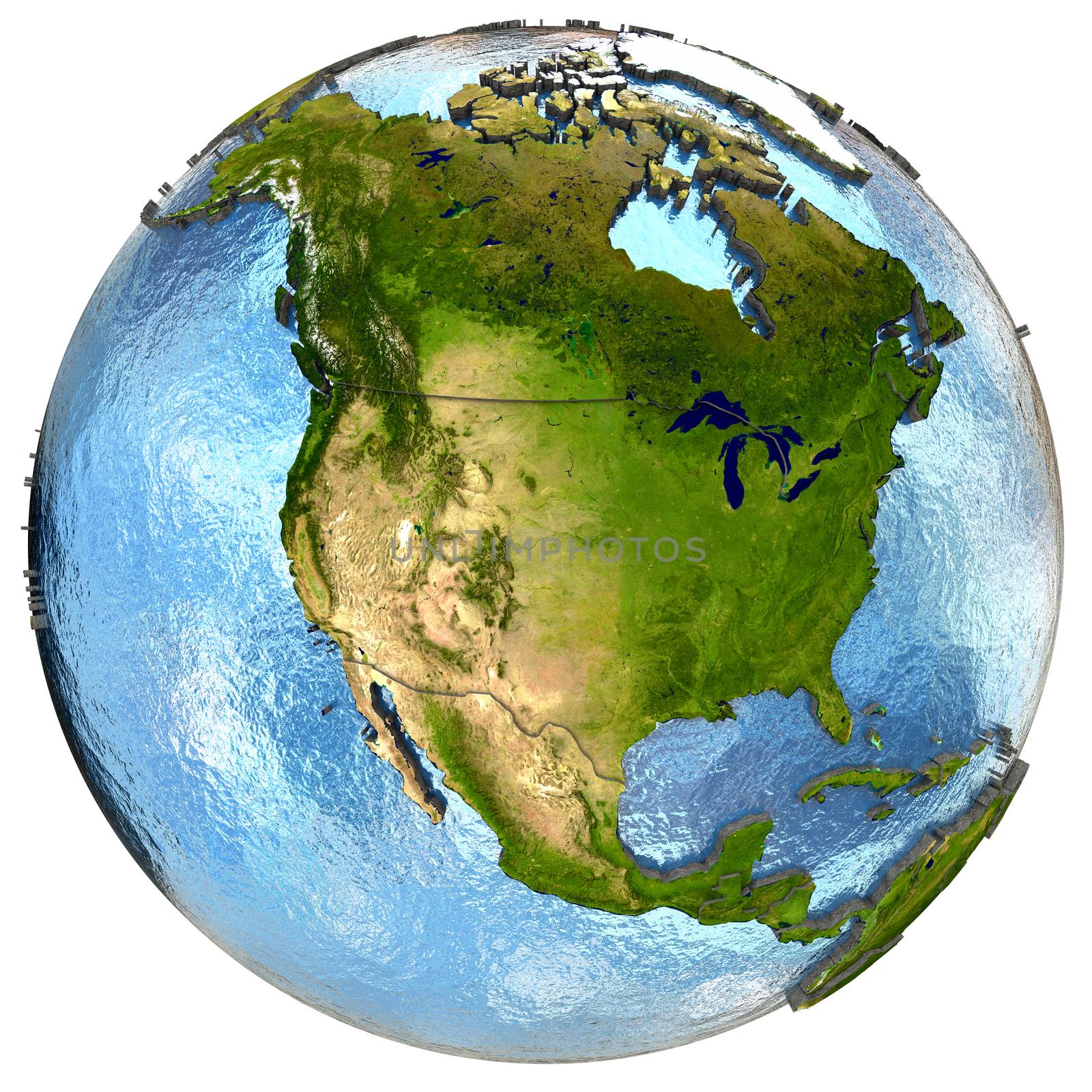 North America on Earth by Harvepino