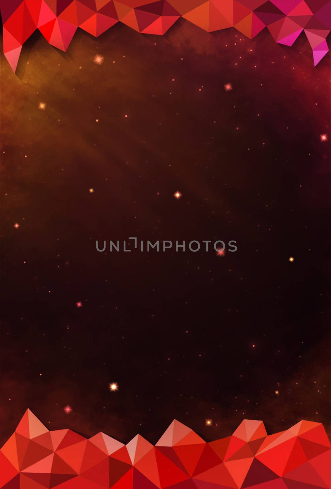 Colorful Cosmos - Red - with Header and Footer by NextMars