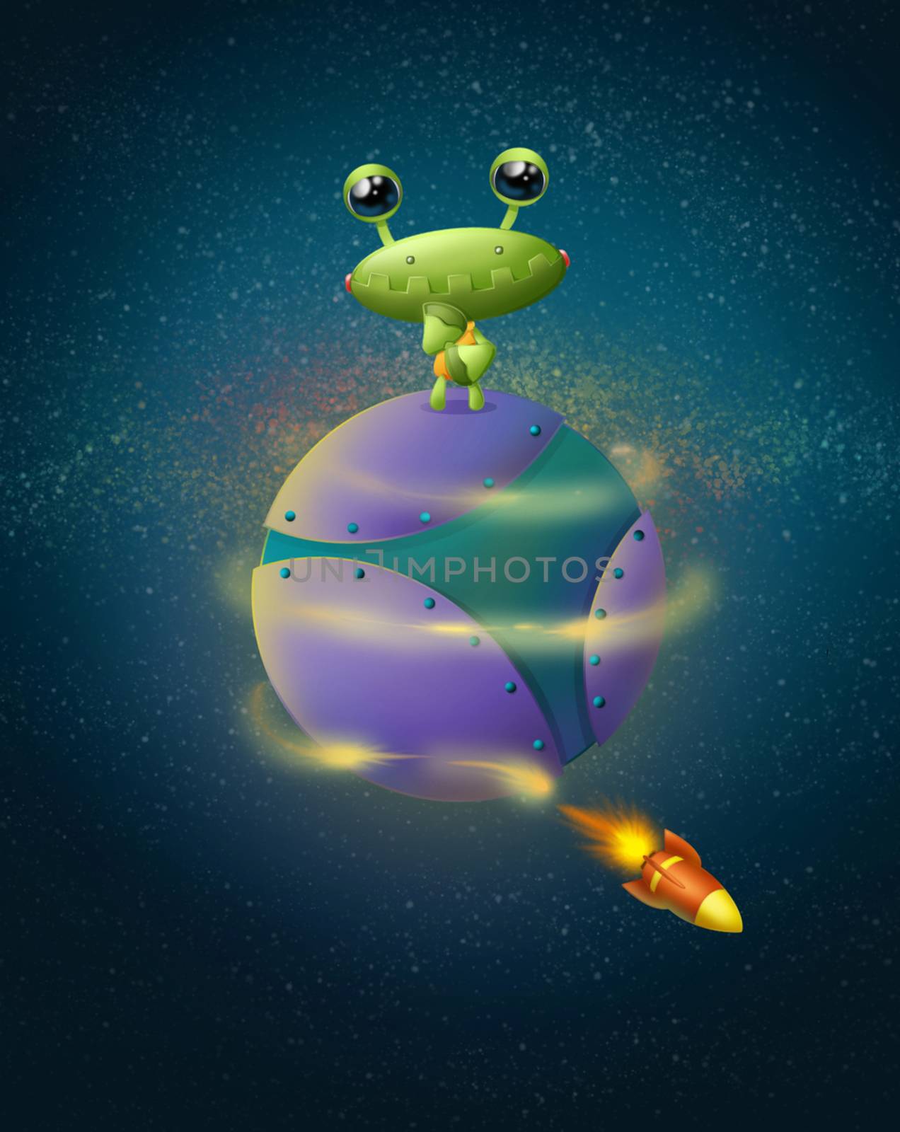 Space Frog - Scene Design