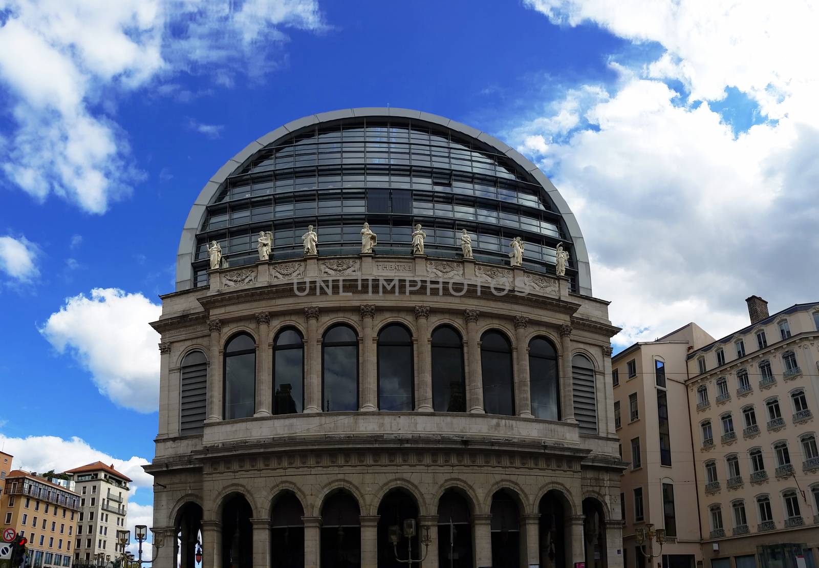 The Opera Nouvel (Nouvel Opera House) in Lyon, France