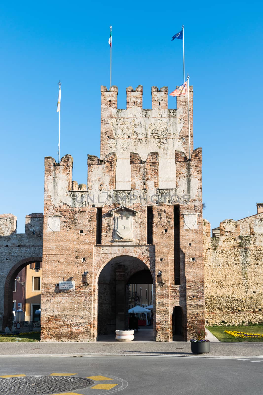 Ancient gateway to Soave, fortified city in the province of Vero by Isaac74