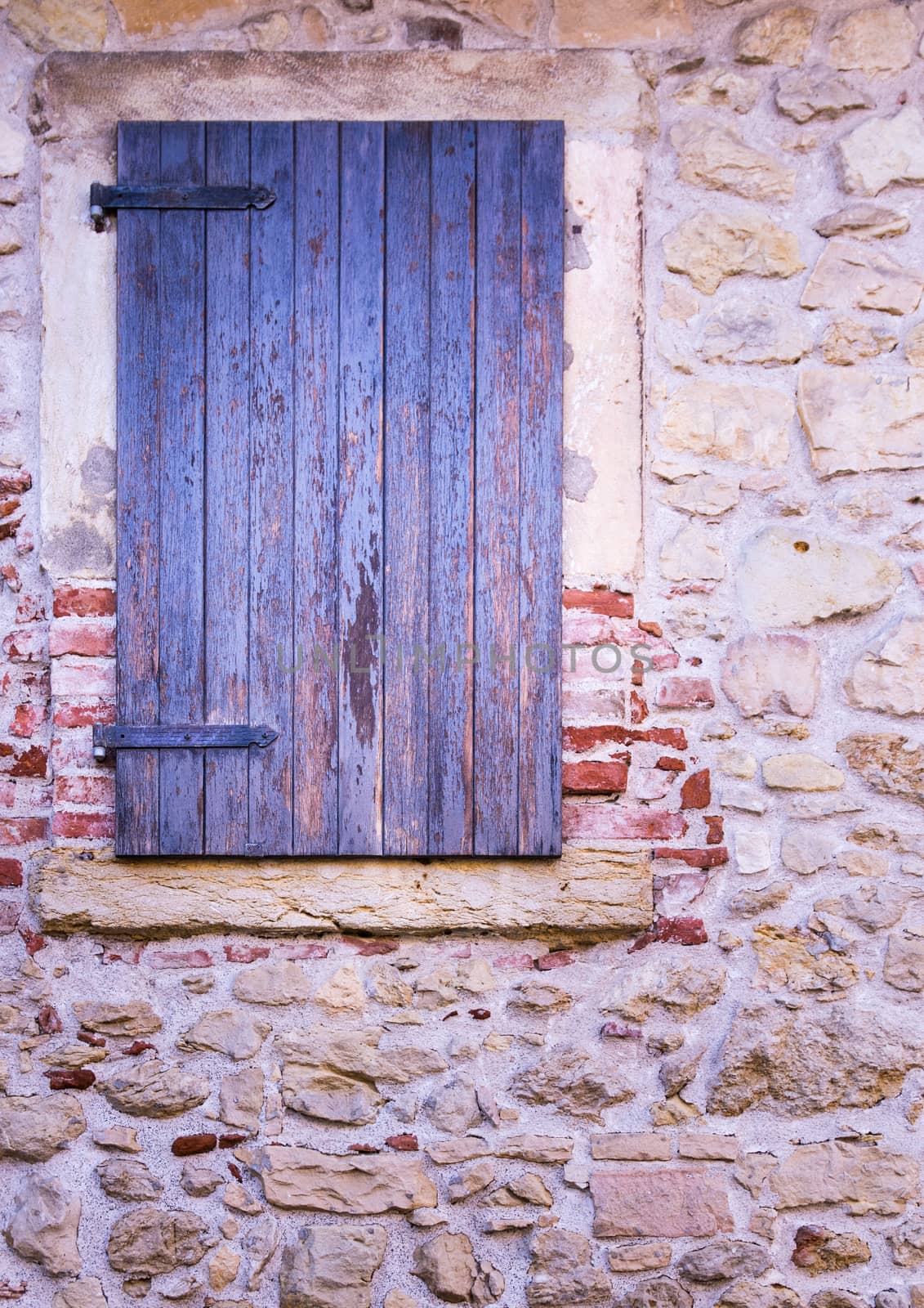 Ancient stone window with wooden balcony by Isaac74