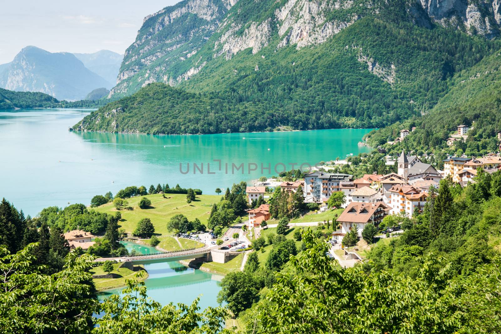 Lake Molveno, elected most beautiful lake in Italy. by Isaac74