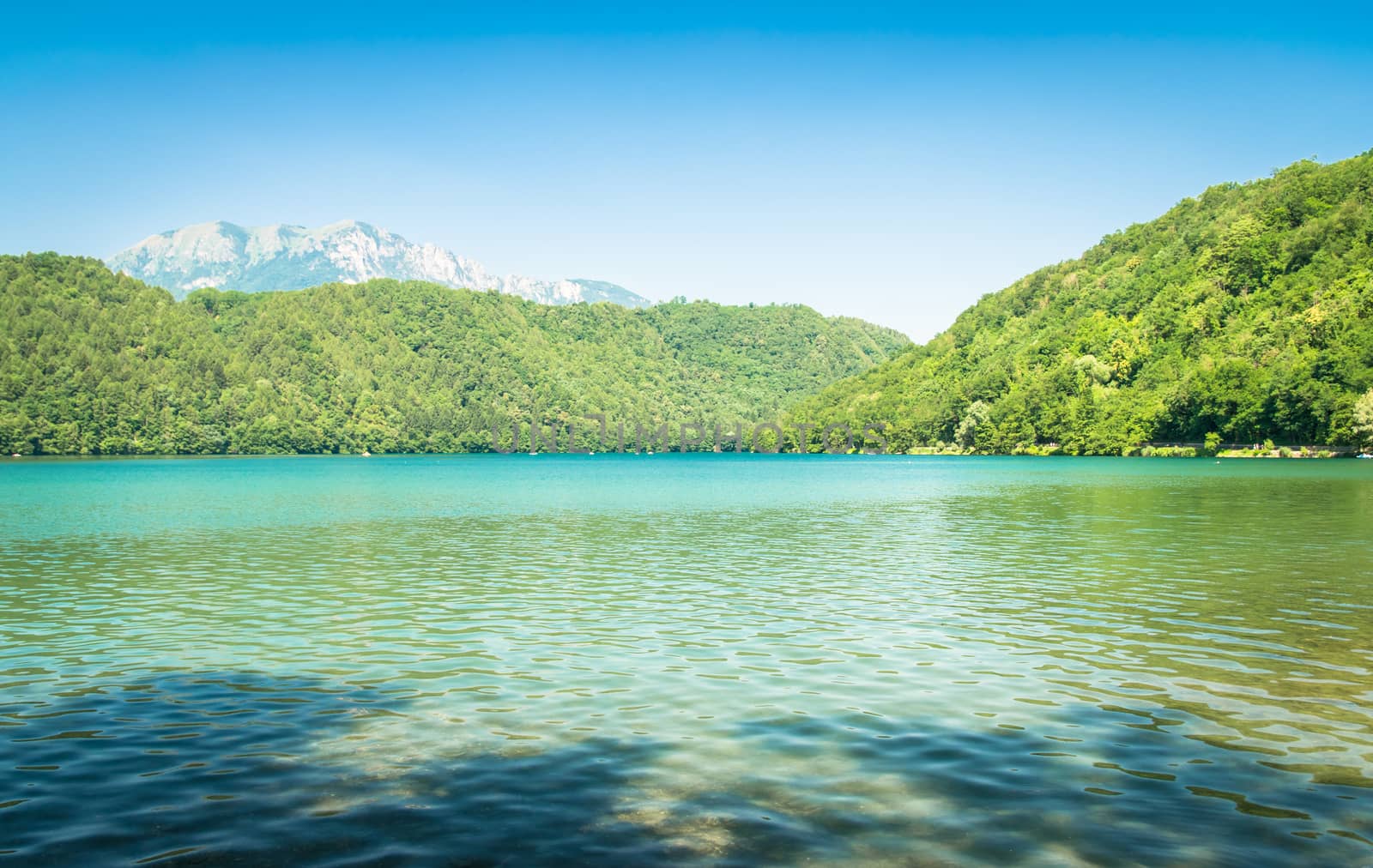 Levico Lake, a beautiful lake in Italy. by Isaac74