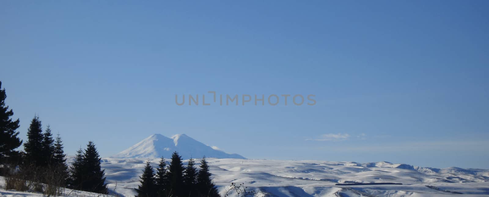 Elbrus mountain is highest peak of Europe