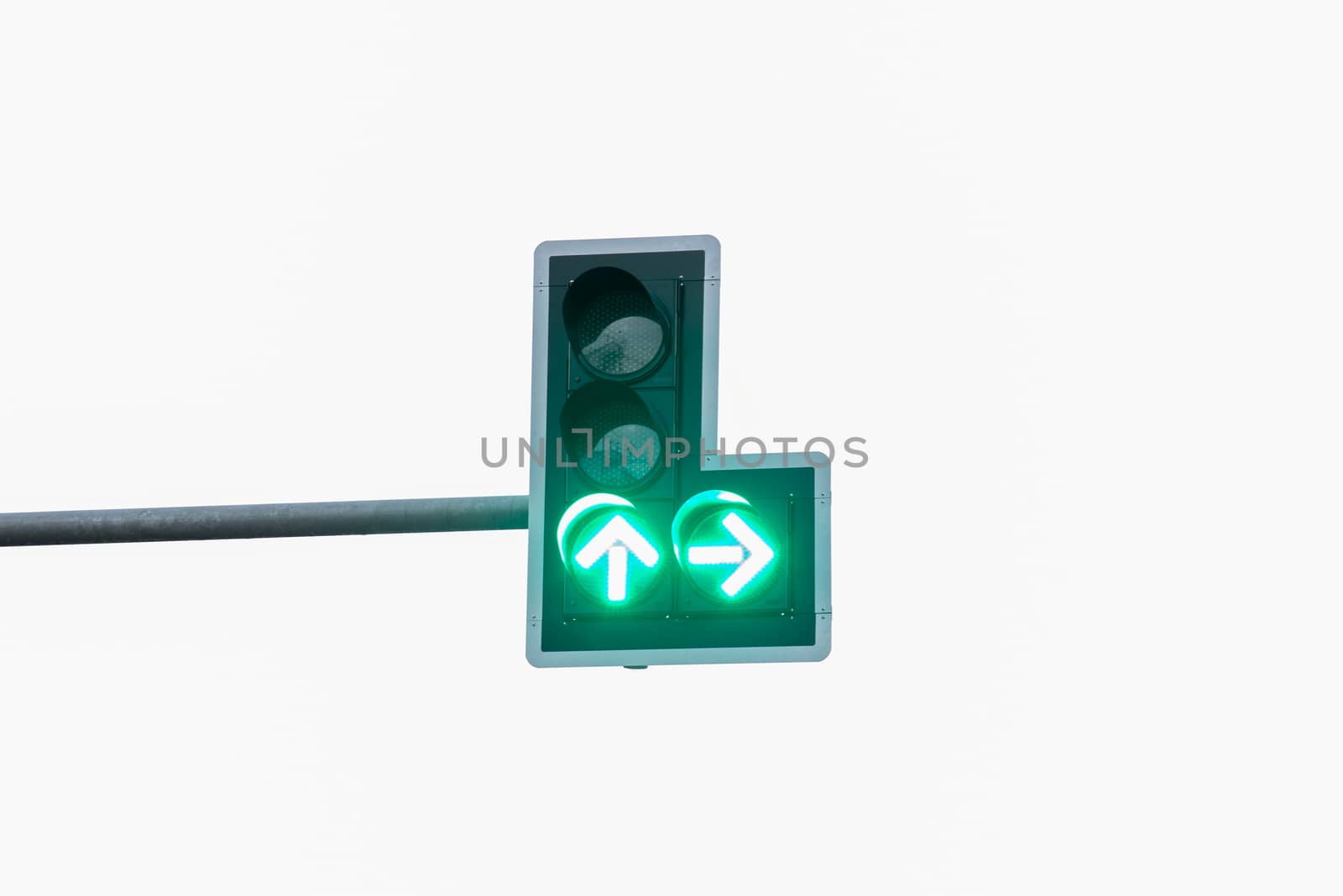 Traffic lights isolated on background