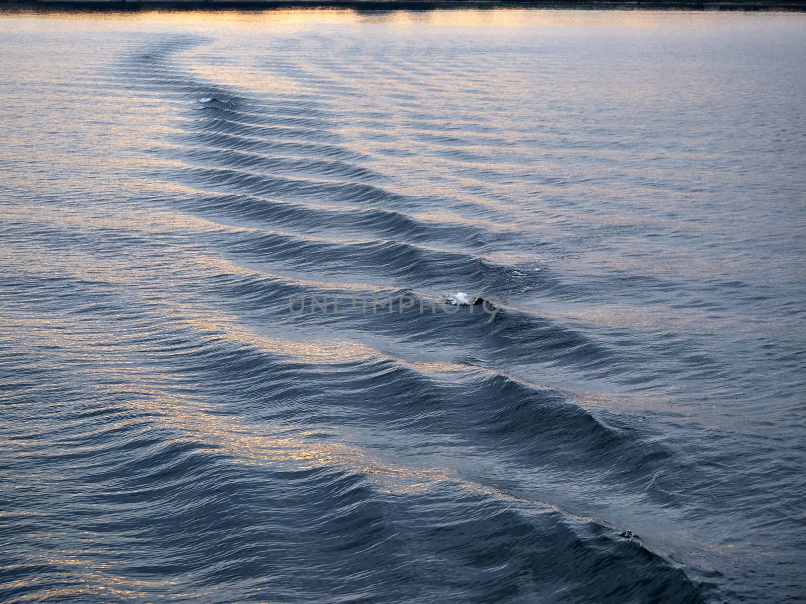 Sea surface blue ripples waves by Ronyzmbow