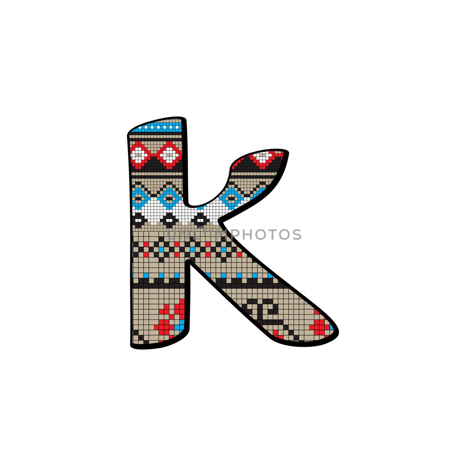 k letter small by catacos