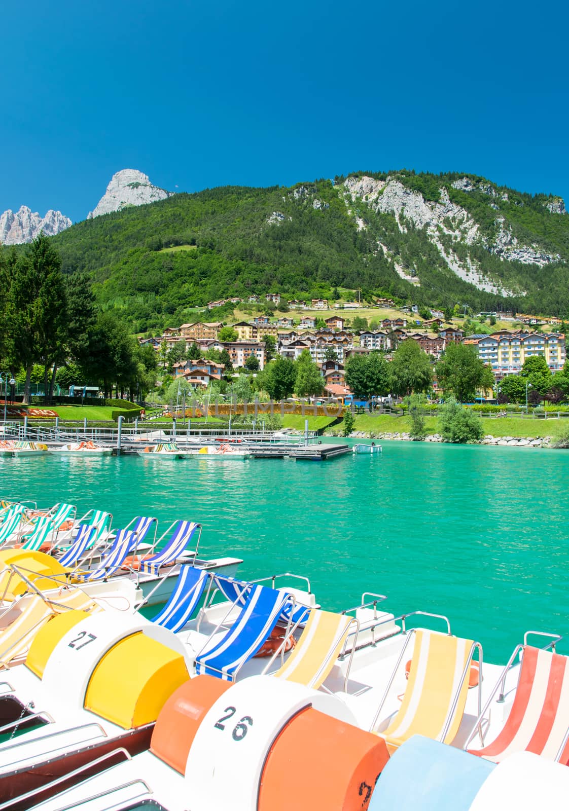 Lake Molveno, elected most beautiful lake in Italy. by Isaac74