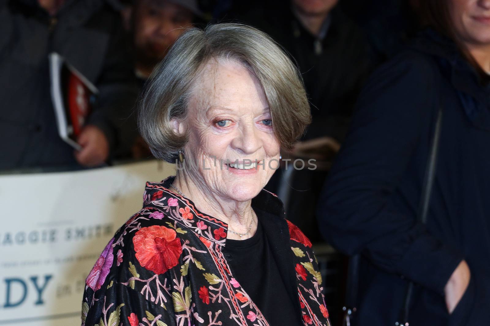 UNITED KINGDOM, London: Dame Maggie Smith attends a screening of The Lady in the Van during the BFI London Film Festival at Odeon Leicester Square on October 13, 2015. 