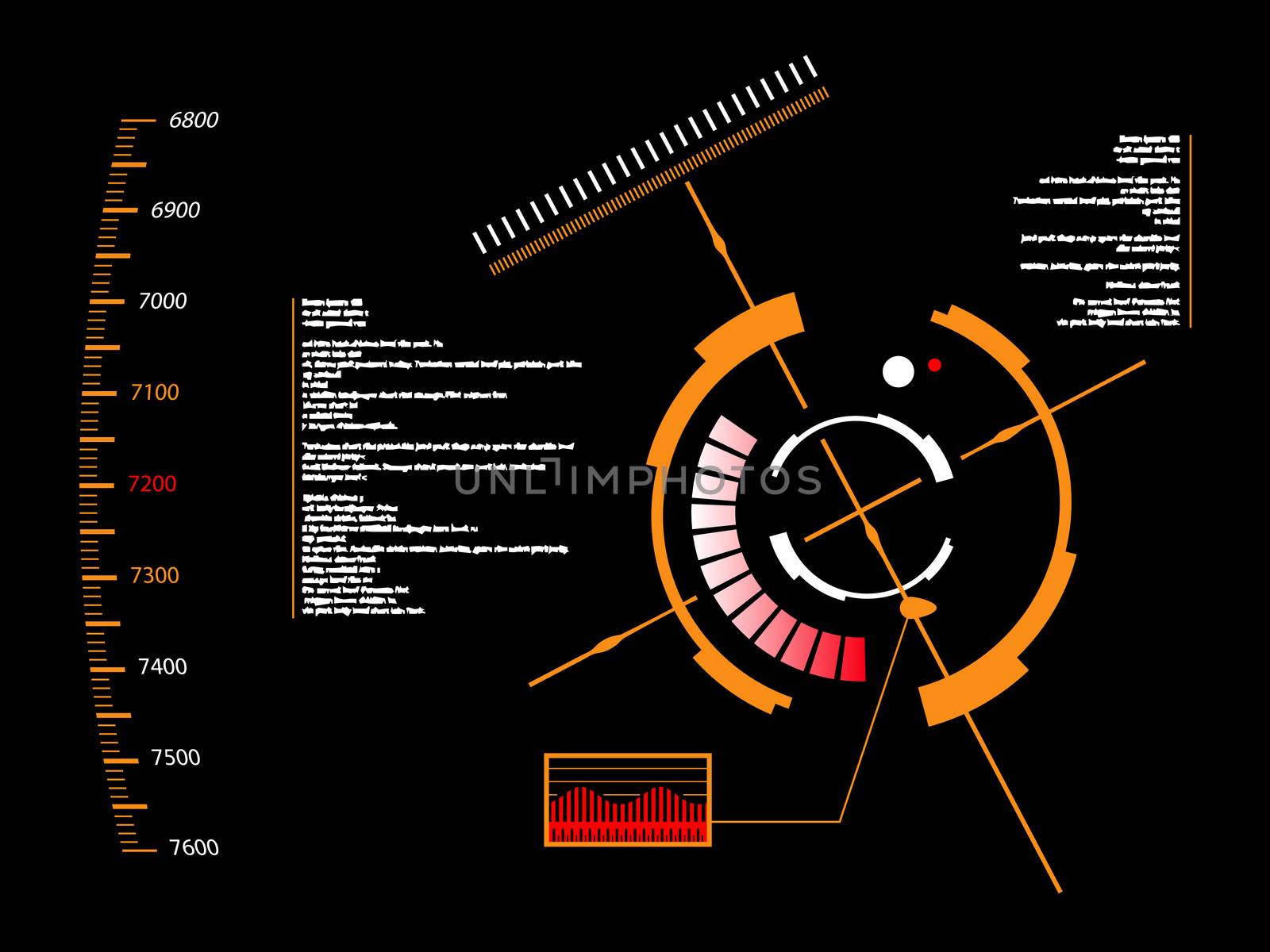 Futuristic touch screen user interface HUD by clusterx