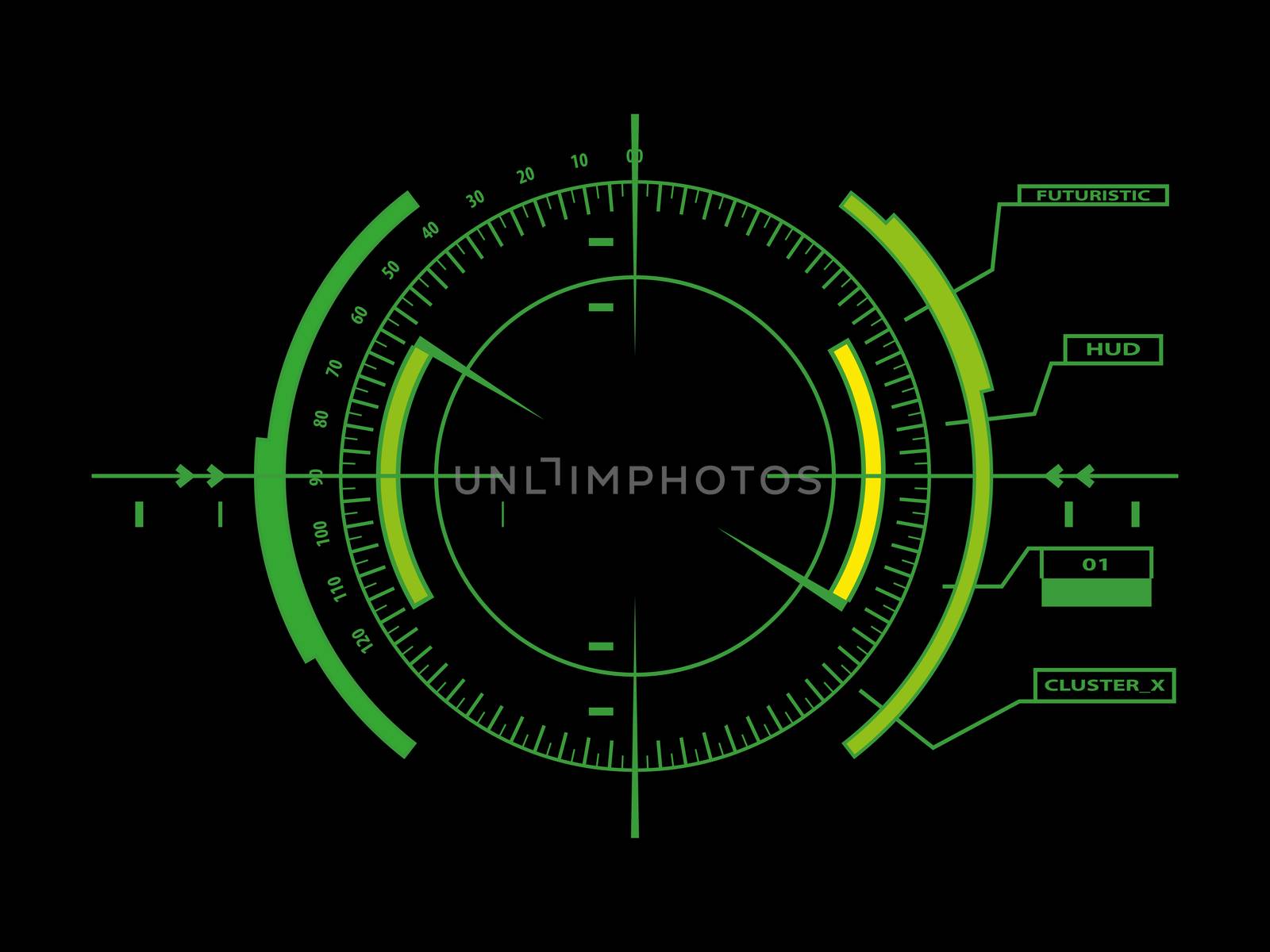 Futuristic touch screen user interface HUD by clusterx