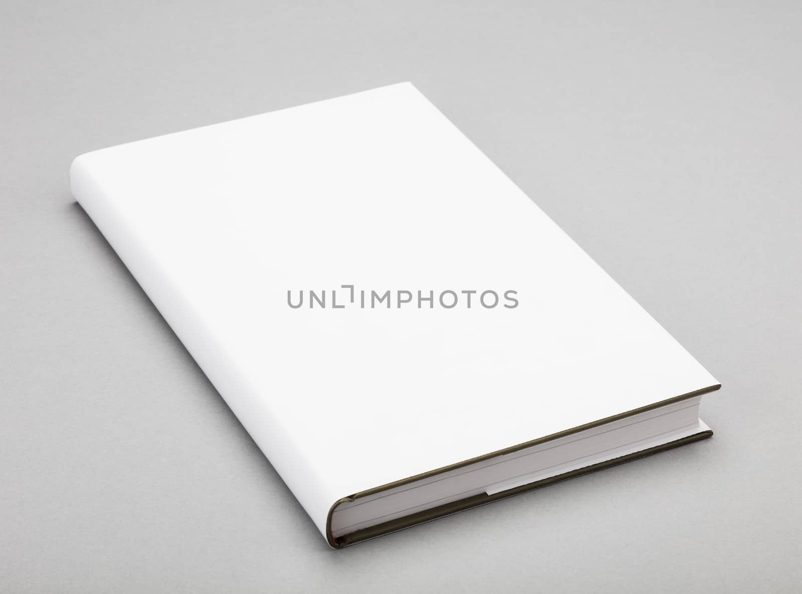 Blank book with white cover