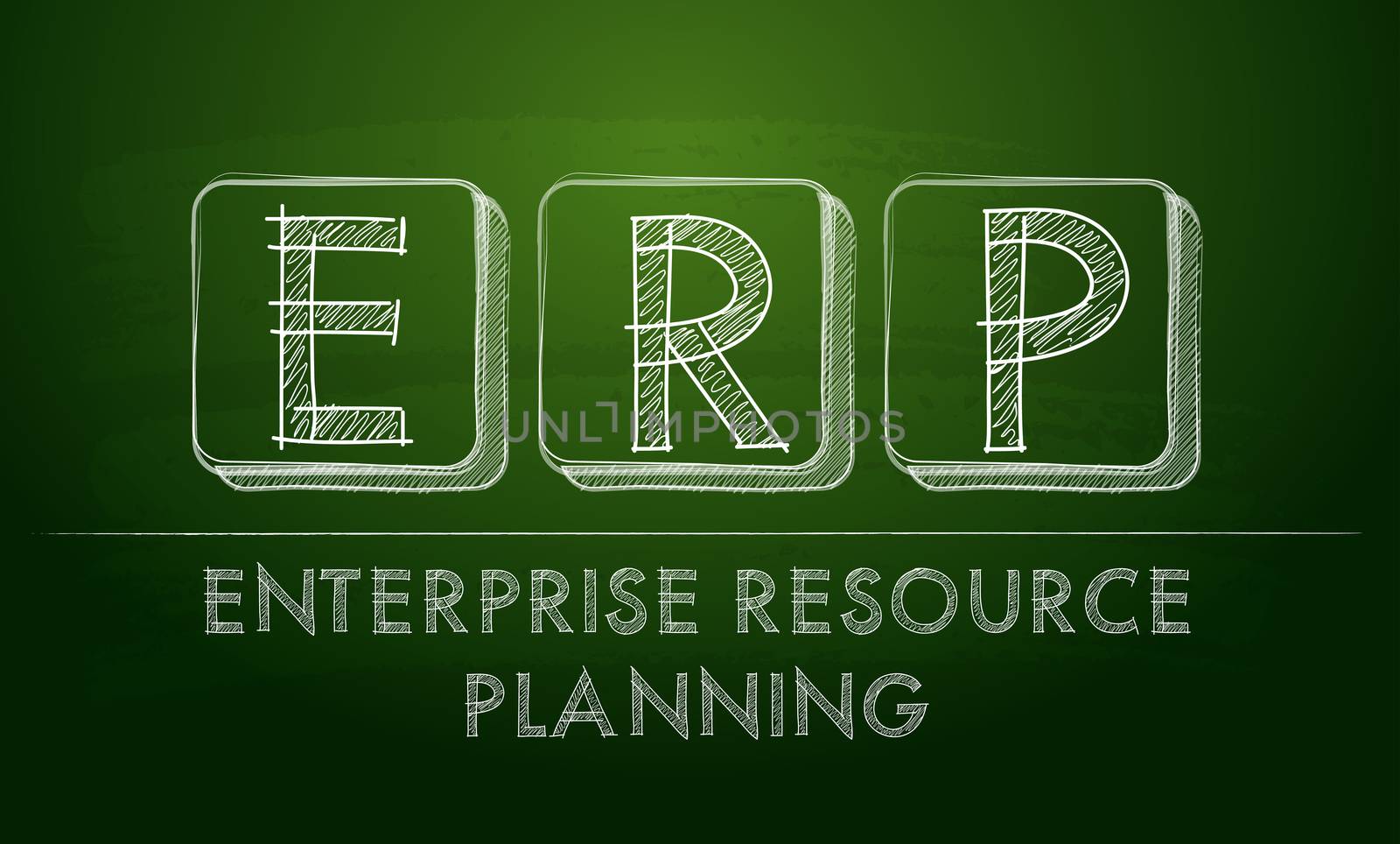 erp, enterprise resource planning on blackboard by marinini