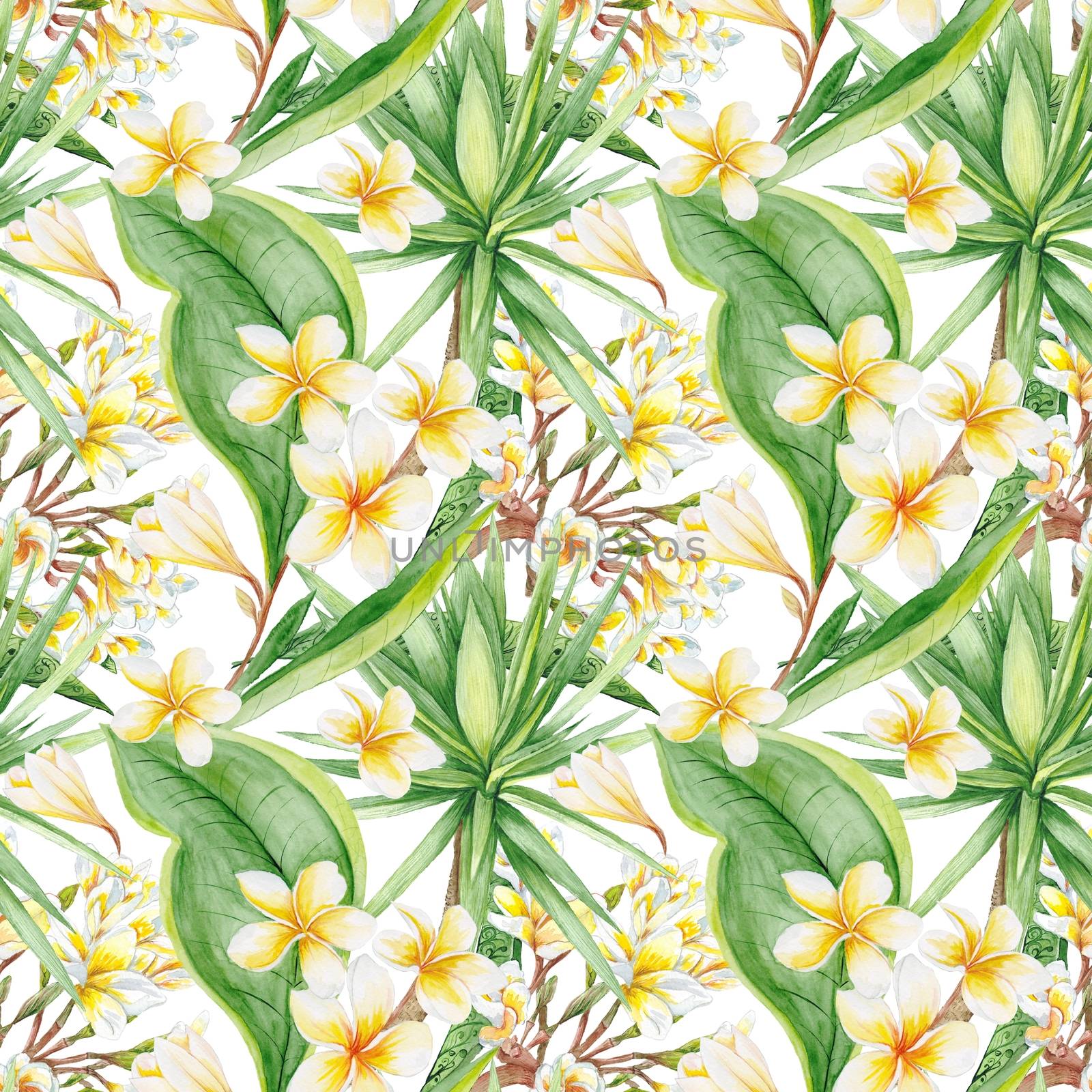 Botanic Tropical Pattern  by kisika