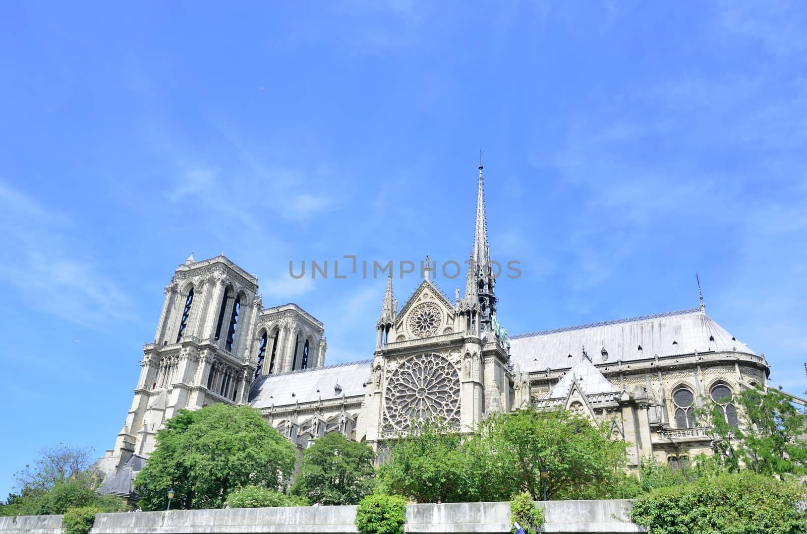 Cathedral of Notre Dame from river by pauws99