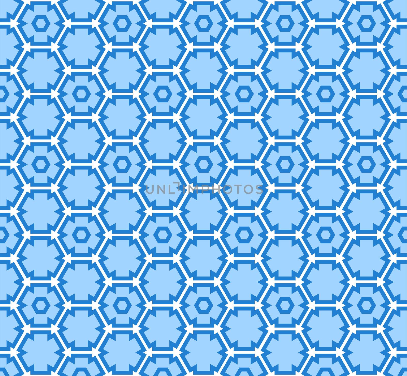 background abstract blue snow flake winter pattern