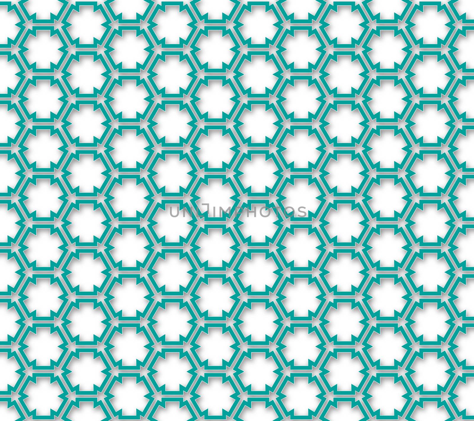 background or textile emerald color abstract winter or Christmas pattern