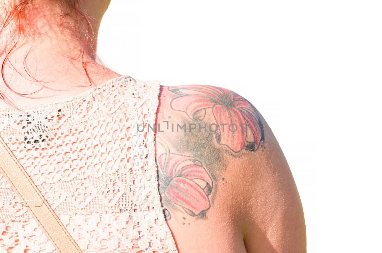  Woman with flowers tattoo     by JFsPic