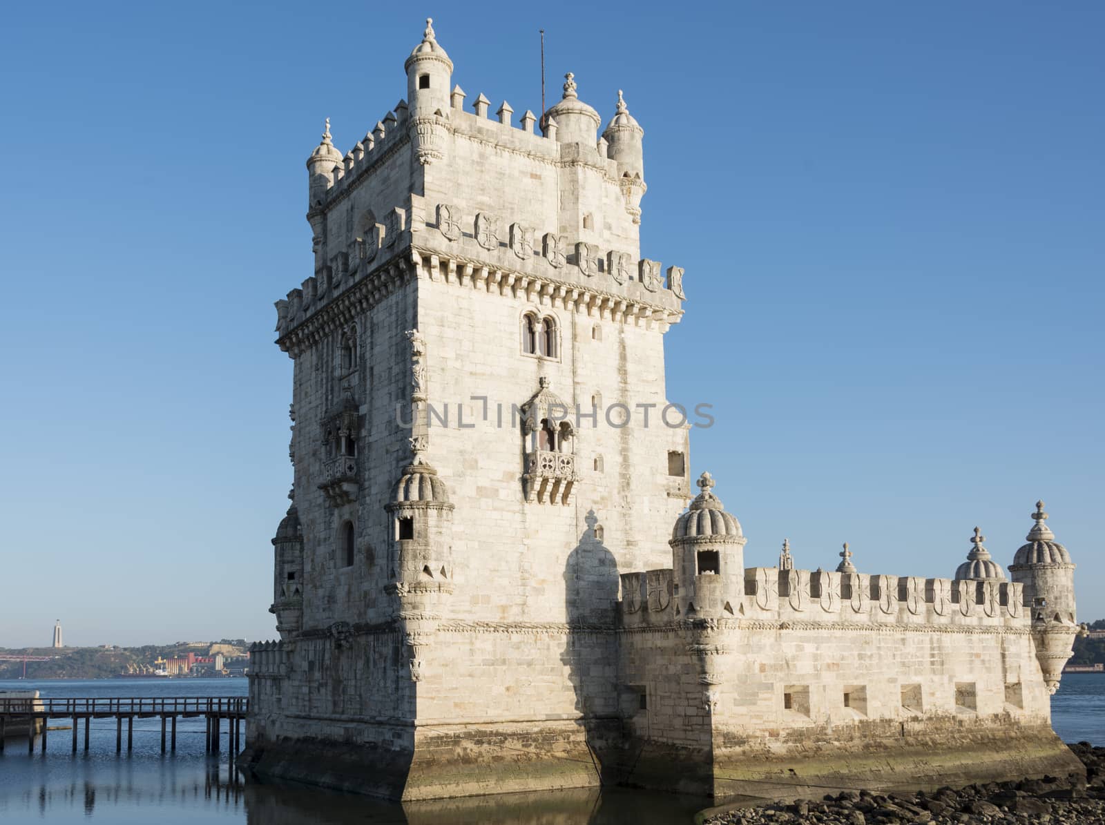 Belem tower lisbon at the taag river