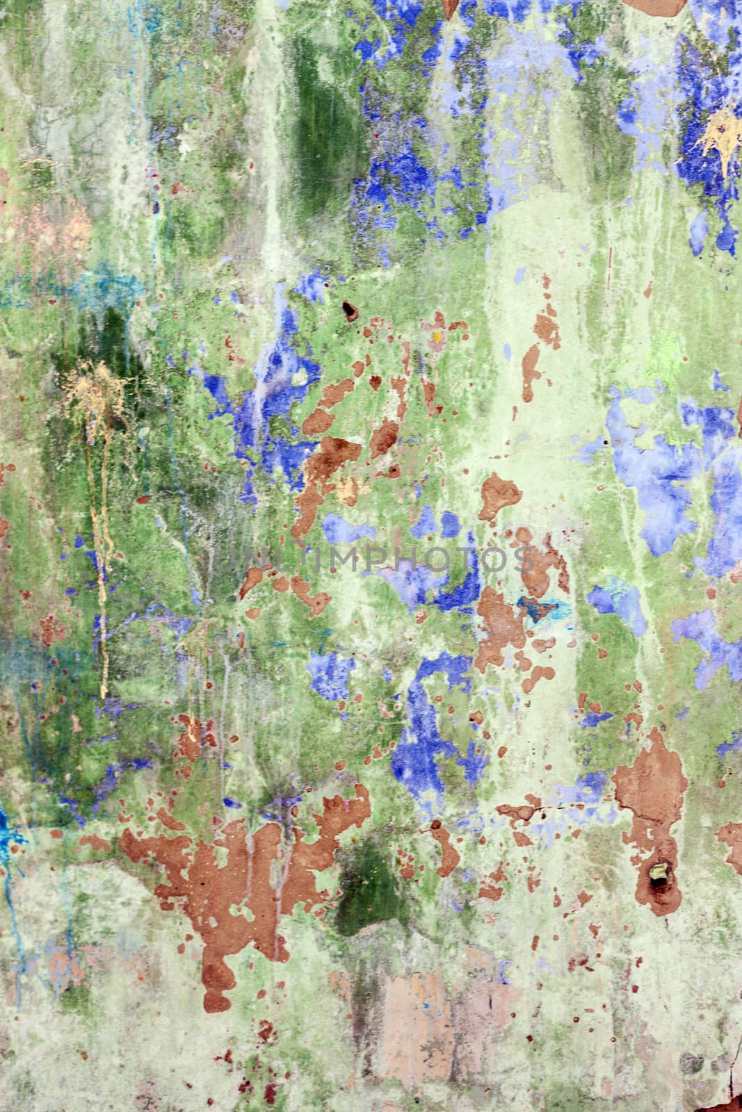 The Grunge Colored  Old Concrete Texture Wall