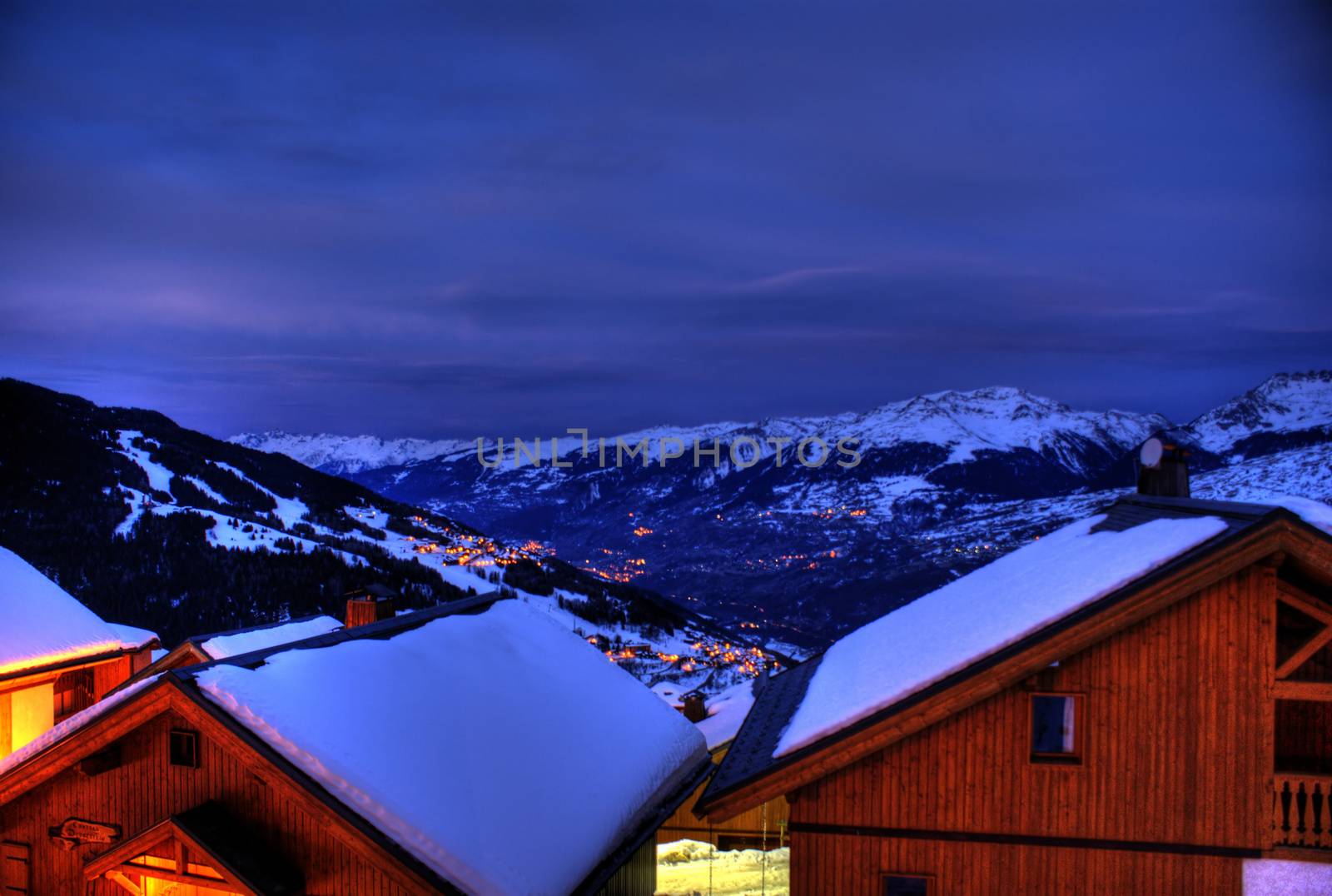 Ski resort landscape by javax