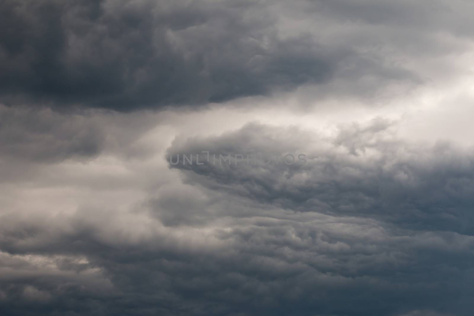 Image of the dark clouds before rain