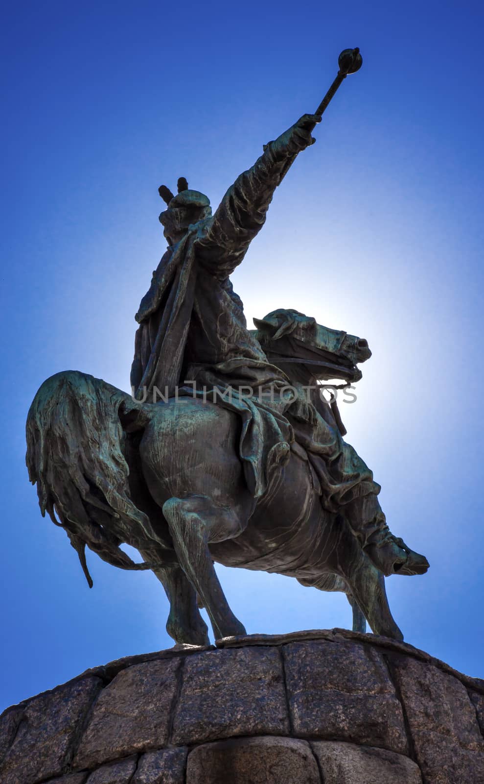 Bogdan Khmelnitsky Equestrian Statue Sofiyskaya Square Kiev by bill_perry